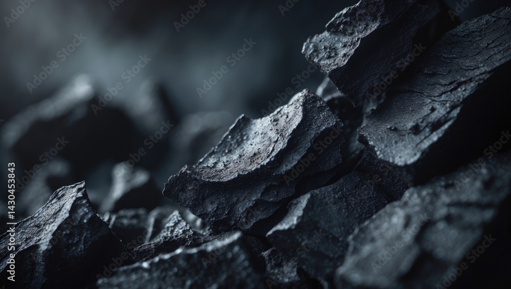 Aufkleber detailed close-up of textured background with charcoal patterns