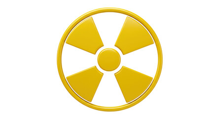 Isolated radiation logo