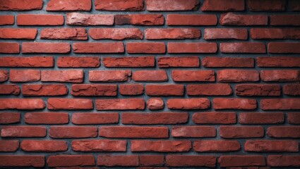 Obraz premium Fresh red brick wall surface