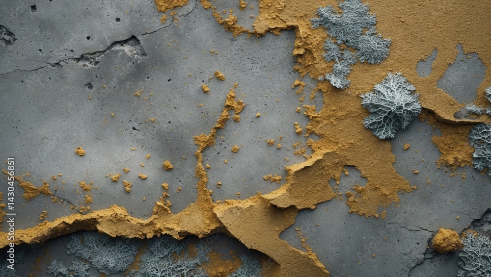 Poster close-up of weathered concrete and sand textures suitable for background or design patterns