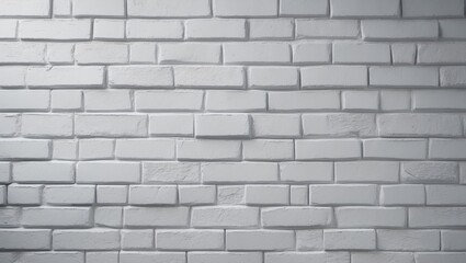 Vintage White Brick Wall with Seamless Tileable Texture