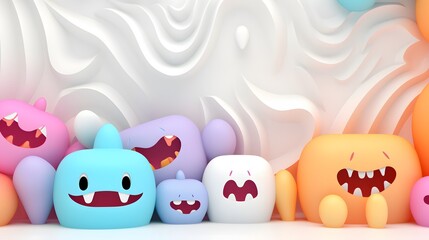 Festive 3D Pumpkin Imagery for Seasonal Art

