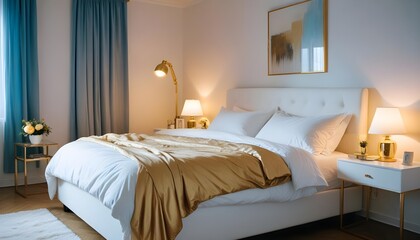 interior modern design room 3d