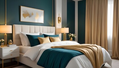 interior modern design room 3d