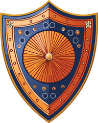 Obraz premium shield with art