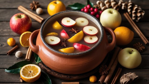 Authentic Mexican Christmas Fruit Punch