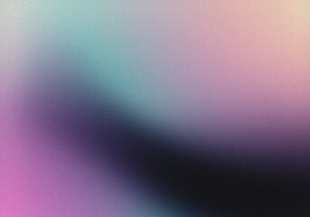 Holographic grainy gradient abstract background, color blending effect, modern aesthetic soft texture