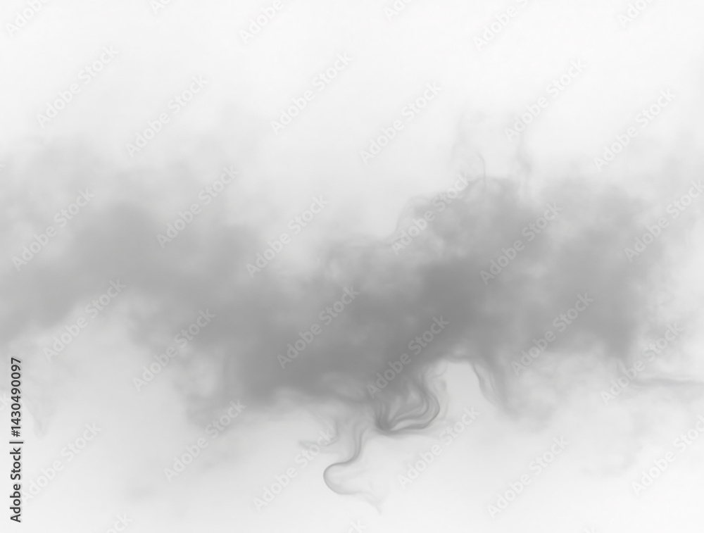 Poster abstract design with black and white color smoke fog on isolated background. marble texture backgrou