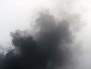 Obraz premium Abstract design with black and white color smoke fog on isolated background. Marble texture background Fog and smoky effect for photos and artworks. Generative ai