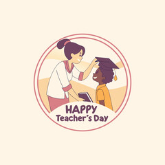 happy Teacher’s Day logo 