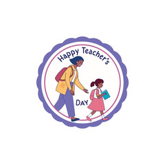 happy Teacher’s Day logo 