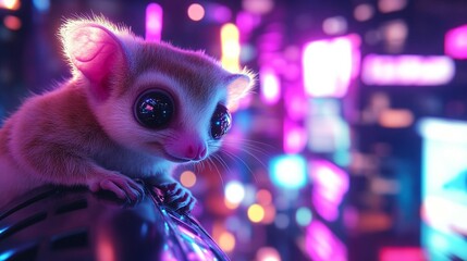 Energetic nightlife abstract blurred motion purple blue background