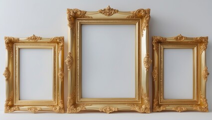 Golden frame for photo display