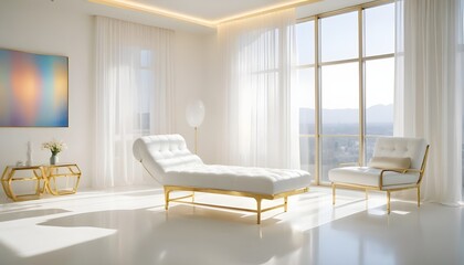 interior modern design room 3d