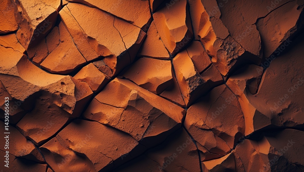 Aufkleber Abstract nature rock texture with rust and mineral patterns