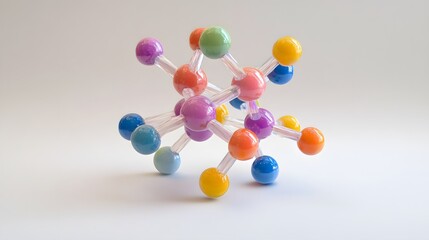 Microscopic molecular structure model