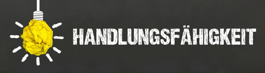 Handlungsfähigkeit	
