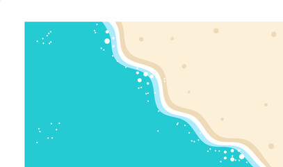 summer background, beach illustration