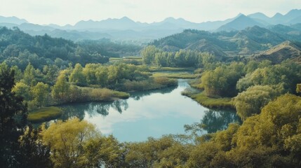 Fototapeta premium autumn in the mountains