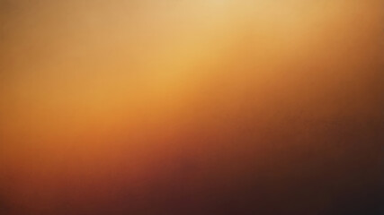 Naklejka premium Golden Sunset Horizon with Warm Gradient Tones and Atmospheric Glow | AI Landscape Art