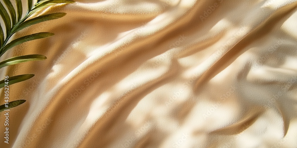 Poster Textured background in soft beige tones creating an elegant and minimalistic aesthetic ideal for modern design projects or artistic wallpaper applications