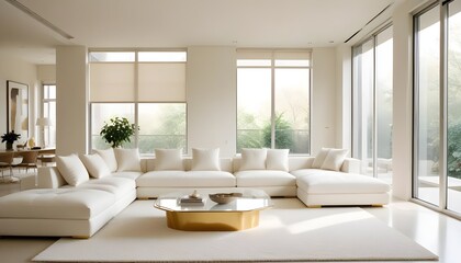 interior modern design room 3d