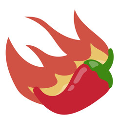 Flaming Chili Icon