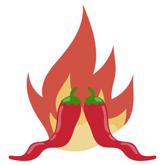 Flaming Chili Icon