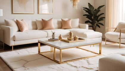 interior modern design room 3d