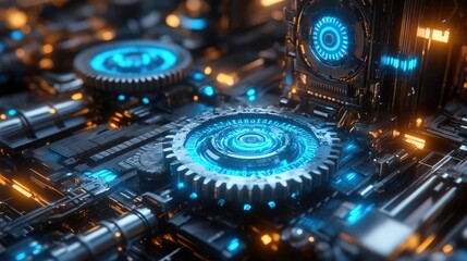 Futuristic Technology Abstract