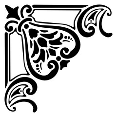 Corner vector icon 