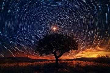 night sky with stars