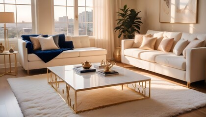 interior modern design room 3d