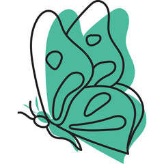 Handrawn Butterfly Icon