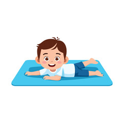 boy in swimming pool