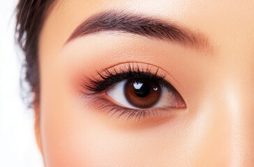 Obraz premium Elegant close-up portrait of an Asian beauty model