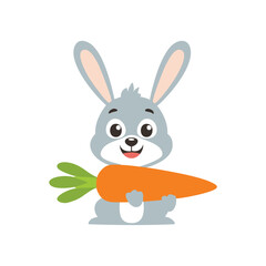 rabbit with carrot