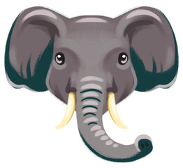 Elephant Head Animal Emoji