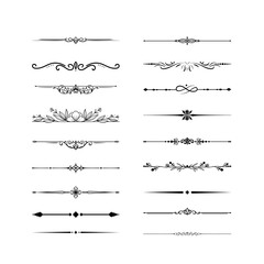 "Fancy Line Icon – Decorative Divider, Elegant Border Design, Ornamental Vector Illustration"
