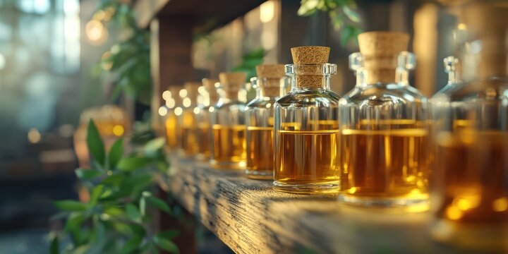 Golden Elixir: A Collection of Aromatic Oils