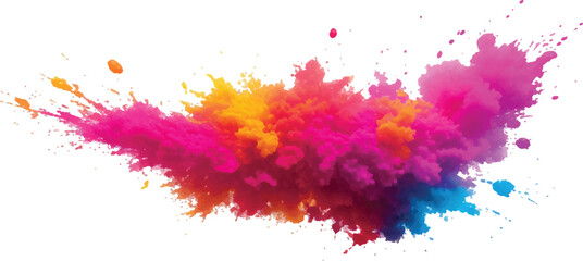 
A Bright, Stunning Watercolor Painting of Abstract Stains and Splashes in Rich, Vibrant Colors, Enhanced by Bold Brush Strokes on a Pure White Background for a Contemporary Look.
