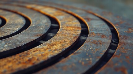 retro futurism, a worn metal surface with layered typewriter ribbon imprint and faded ink smudges interacting with digital scanlines