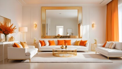 interior modern design room 3d