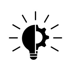 Innovation icon. Simple element from digital disruption collection. Filled Innovation icon for templates, infographic
