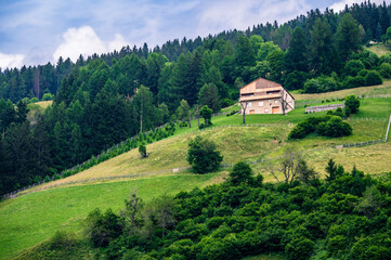 Along the cycle path of the Alta Val Pusteria. South Tyrol