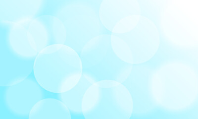 blue light bokeh blurred defocused with blink light soft gradient abstract background