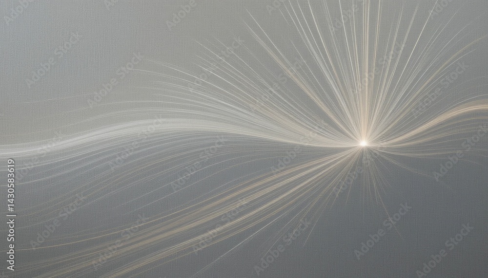 Poster dynamic light trails creating abstract patterns urban environment digital art modern aesthetic close