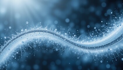 Dynamic flowing water concept abstract environment digital art serene atmosphere close-up perspective fluid motion visuals for innovative designs