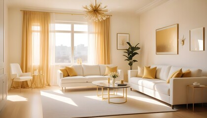 interior modern design room 3d