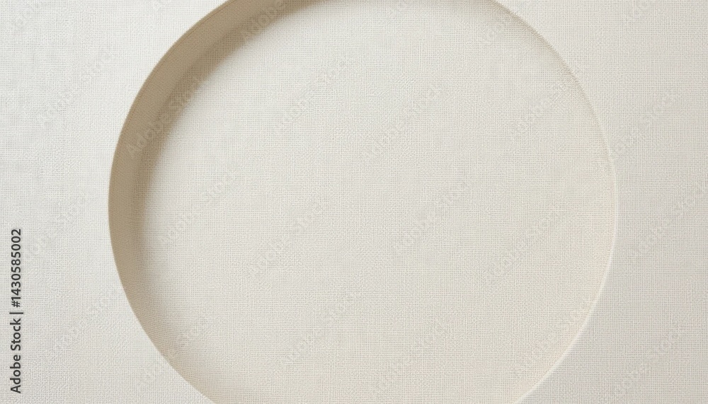 Poster creating minimalist art circular design studio space visual art contemporary environment close-up vi